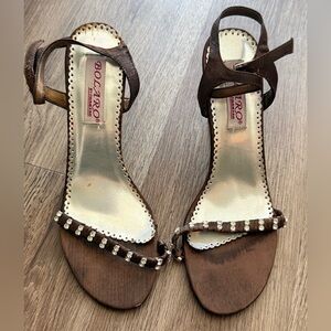 Bolaro by Summer Rio Jeweled Strappy Heeled Sandals